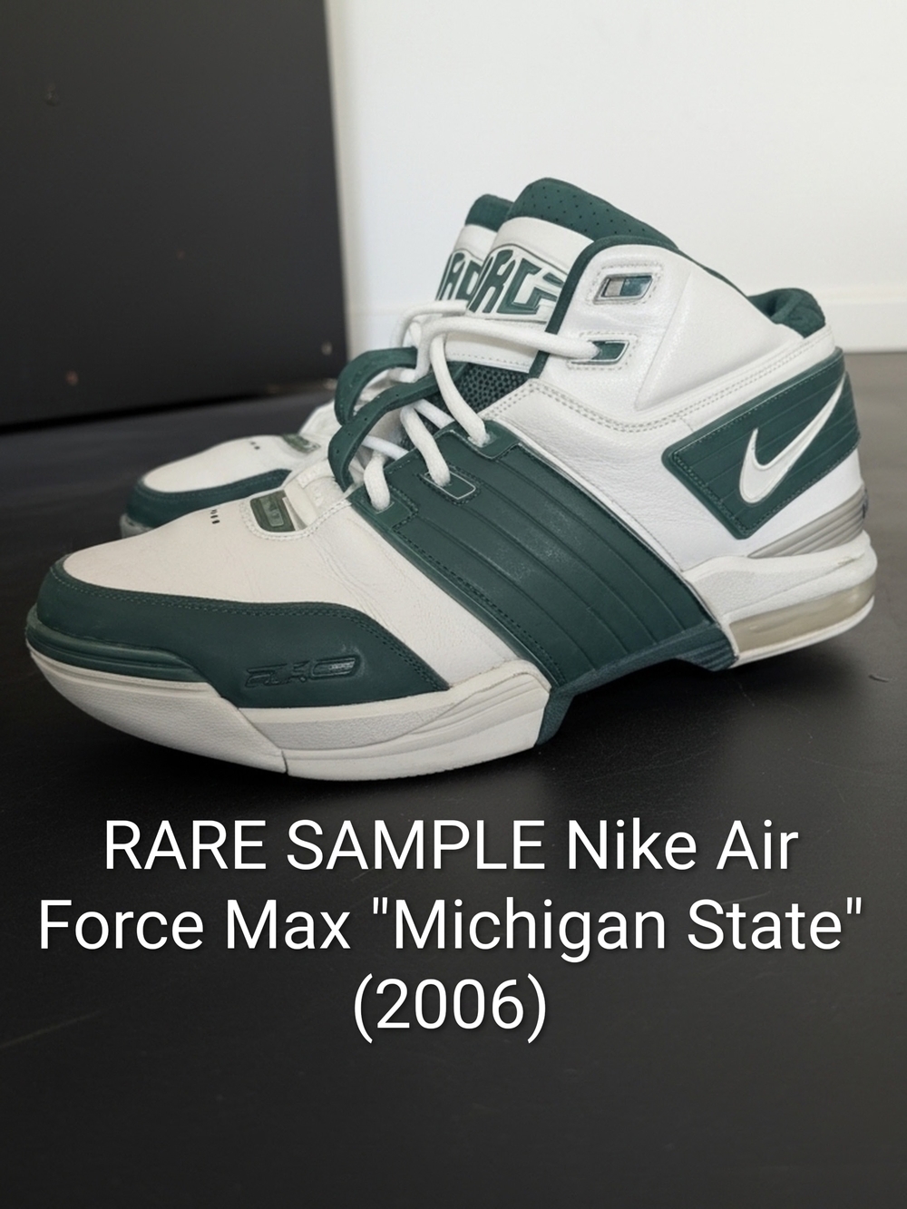 SAMPLE Nike Air Force Max 'Michigan State' (2006) M11.5